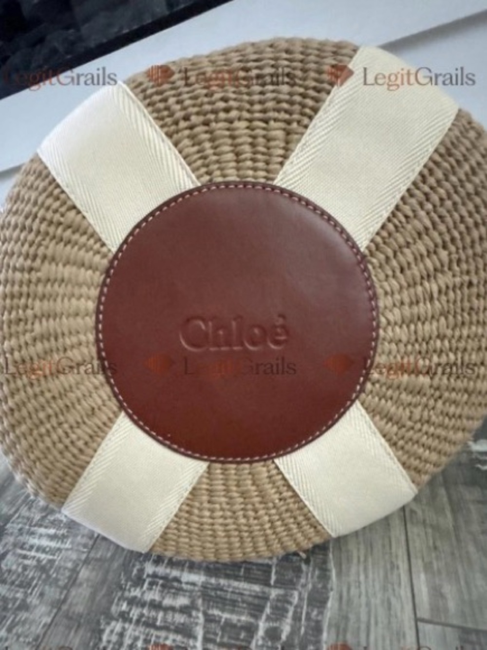 Chloé X Mifuko Woody Large woven basket tote - Picture 7 of 9